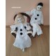 Couple Pierrot & Colombine en Porcelaine.